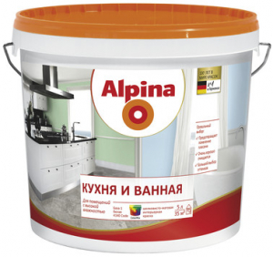Alpina / Альпина Кухня и Ванная краска для влажных помещений