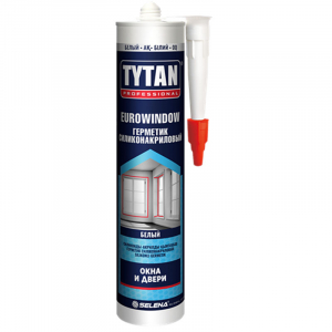 Tytan Professional Eurowindow / Титан герметик силиконакриловый для окон и дверей