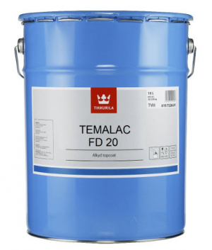 Tikkurila Temalac FD 20 / Тиккурила Темалак ФД 20 грунт-эмаль алкидная полуматовая однокомпонентная