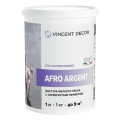 Vincent Decor Afro Argent / Винсент Декор Афро Аржент фактура мелкого песка с серебристым эффектом