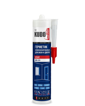KUDO / КУДО герметик силиконизированный для окон и дверей
