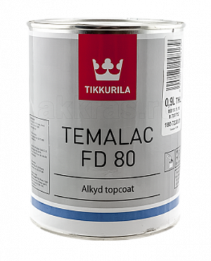Tikkurila Temalac FD 80 / Тиккурила Темалак ФД 80 краска алкидная глянцевая однокомпонентная быстрос