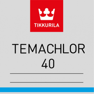 Tikkurila Temachlor 40 / Тиккурила Темахлор 40  краска хлоркаучуковая однокомпонентная толстослойная