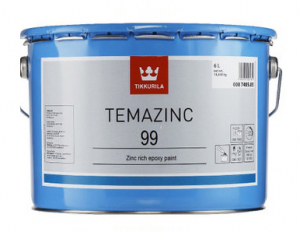 Tikkurila Temazinc 99 / Тиккурила Темацинк 99 краска двухкомпонентная, эпоксидная цинкнаполненная 