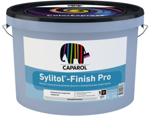 Caparol Sylitol Finish PRO / Капарол Солитол Финиш Про краска силикатная фасадная