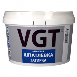 VGT / ВГТ ШПАТЛЕВКА ЗАТИРКА акриловая, водостойкая