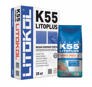 Litokol Litoplus K55 / Литокол Литоплюс К55 смесь клеевая для плитки и стекл.мозаики