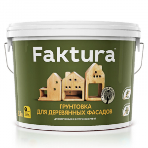 Faktura / Фактура грунтовка для деревянных фасадов антисептическая