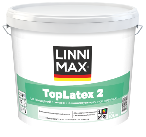 LINNIMAX TOPLATEX 2 / ЛИННИМАКС ТОПЛАТЕКС 2 краска водно-дисперсионная латексная глубокоматовая