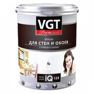 VGT PREMIUM IQ 123 / ВГТ краска стойкая к мытью для стен и потолков