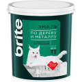 Brite / Брайт эмаль по металлу и дереву с защитой от грязи для наружных и внутренних работ