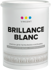 VINCENT BRILLANCE BLANC / ВИНСЕНТ БРИЙАНС БЛАН краска акрилатная для потолков и стен сухих помещений