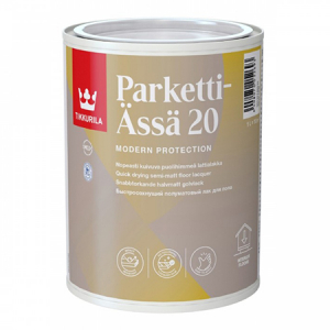 Tikkurila Parketti Assa 20 / Тиккурила Паркетти Ясся лак для пола полуматовый