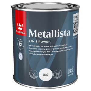 TIKKURILA METALLISTA / ТИККУРИЛА МЕТАЛЛИСТА краска по ржавчине 3 в 1