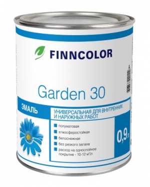 Finncolor Garden 30 / Финнколор Гарден 30 эмаль алкидная полуматовая