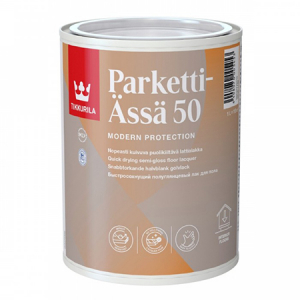 Tikkurila Parketti Assa 50 / Тиккурила Паркетти Ясся лак для пола полуглянцевый
